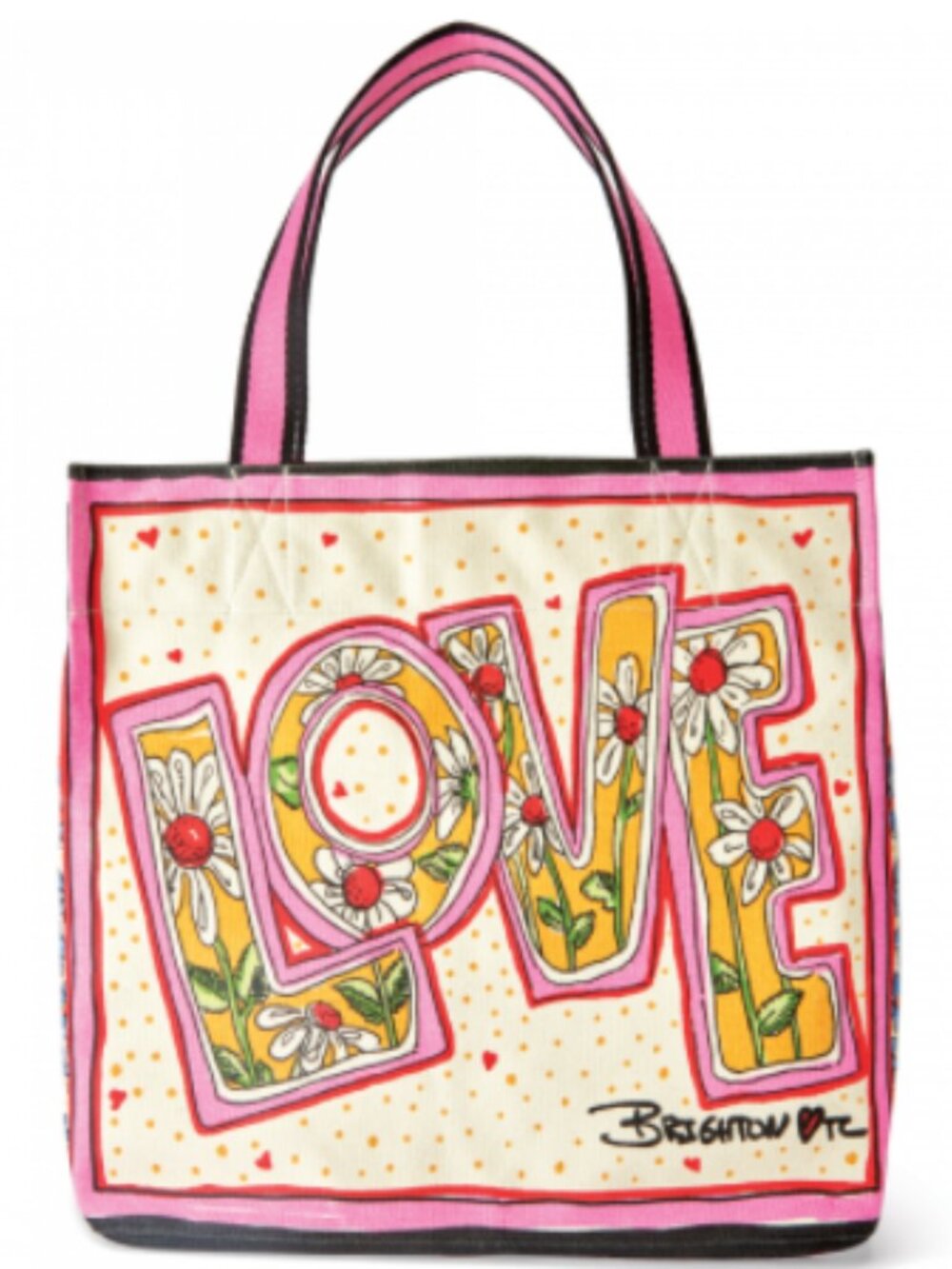 Brighton Love Bug Tote w/Free Brighton Card Wallet